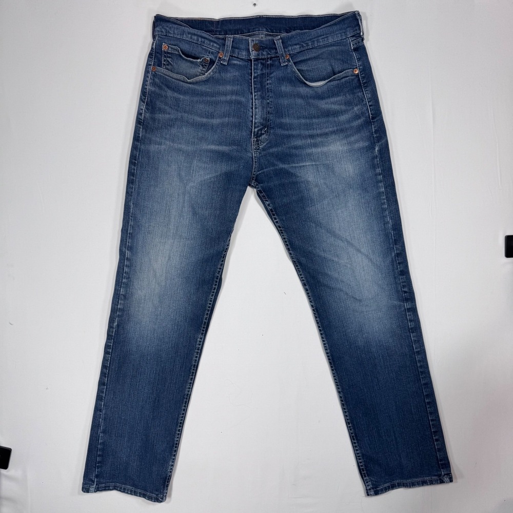 Levi's 505 Men's Straight Leg Jeans 34x30 Medium Wash Regular Fit‎ Denim Casual